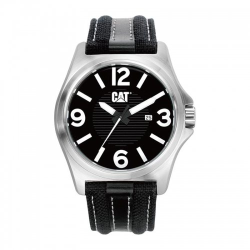 男士运动黑色尼龙带手表-此商品仅适用于网上支付
